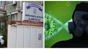 Focar de infecție cu noul coronavirus în rândul polițiștilor din Olt! Câți agenți au fost depistați pozitiv cu boala rară din China