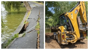 Imagini surprinzătoare din Lacul Herăstrău. Ce au descoperit muncitorii în timpul lucrărilor