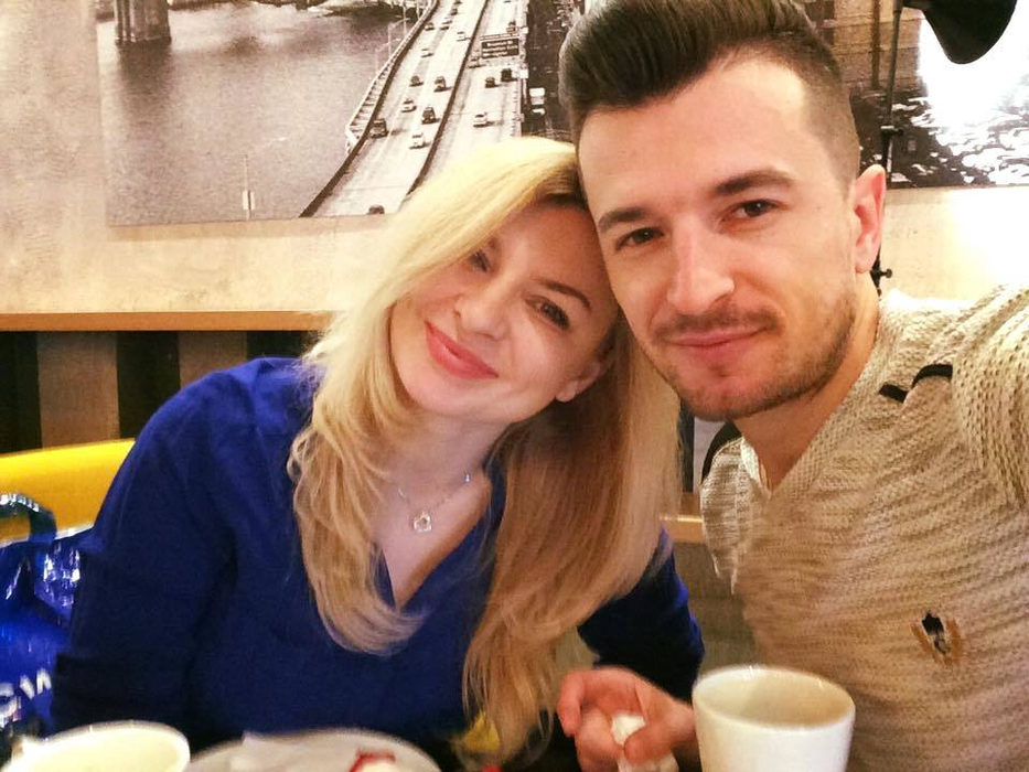 Radu Sîrbu, împreună cu soţia lui, Ana