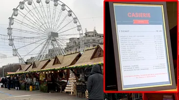 Câți lei costă o cursă de 2 minute cu caruselul în Târgul de Crăciun din București