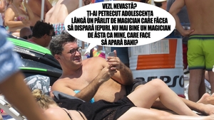 O mai ştii pe ”Colombina” de la Abracadabra? A făcut plajă ”deghizată” lângă ”Regele imobiliarelor”!