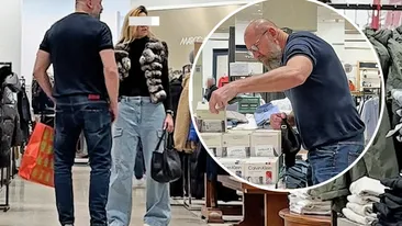 Povestea fiecărui bărbat înainte de Sărbători! Bogdan Stelea s-a lăsat plimbat de iubită prin magazine