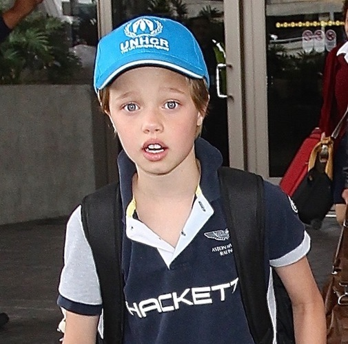 Foto! Ea este mini BRAD PITT! Vezi asemănarea izbitoare dintre actor şi fiica sa, SHILOH