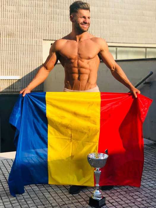 Un jandarm din Bistrița a luat locul I la Mister Universe Italia 2018! Reacția instituției după ce a aflat