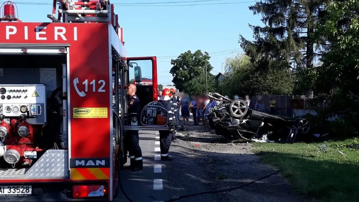Accident grav în Dâmbovița! Doi oameni au murit!