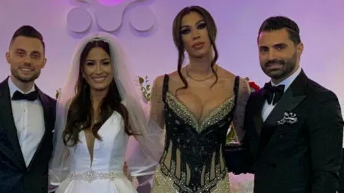 Soția lui Pepe a rămas cu sânii pe afară aseară, la o nuntă din București