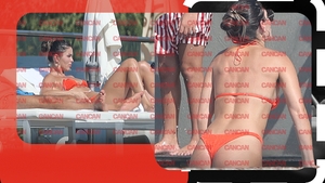 Roșie ca focul să-i surâdă norocul! Denisa Nechifor a făcut spectacol la piscină