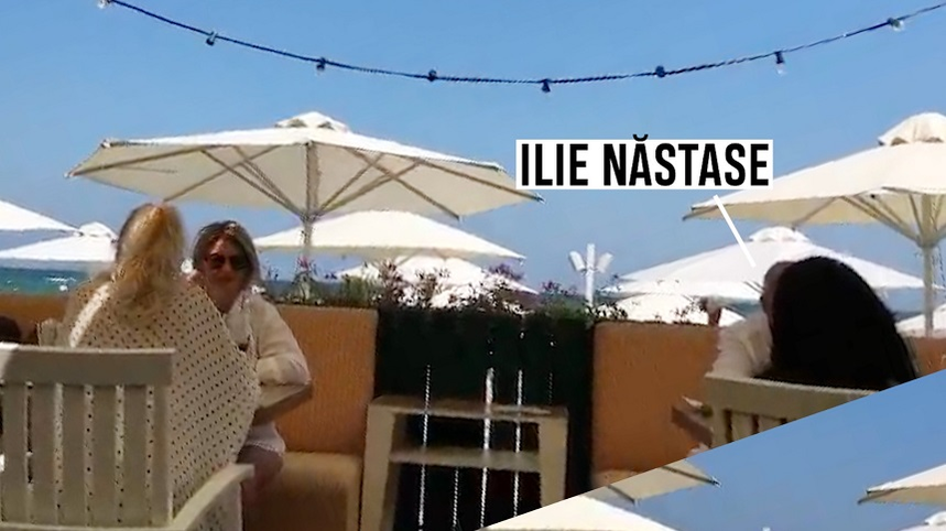 Ilie și Ioana Năstase, șpriț romantic pe malul mării