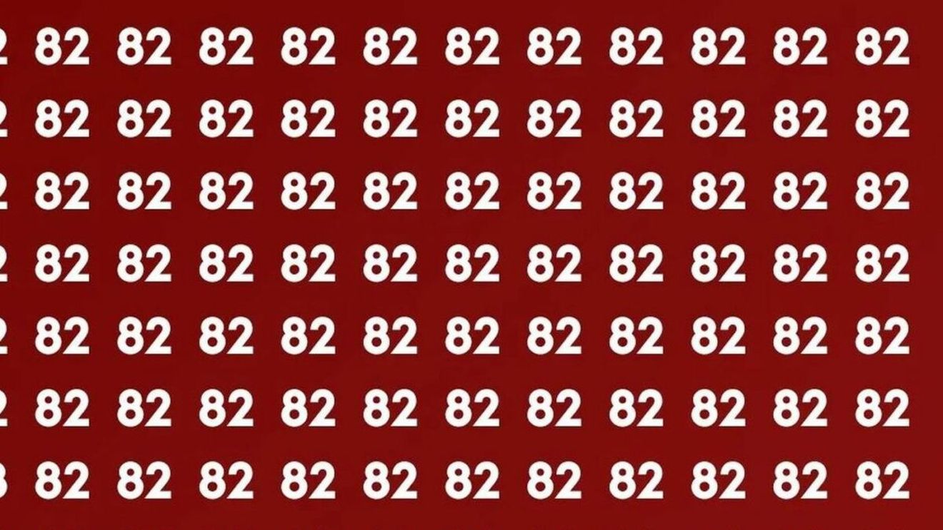 Test de inteligență | Poți vedea unde se ascunde numărul 28 printre multitudinea de 82, în doar 5 secunde?