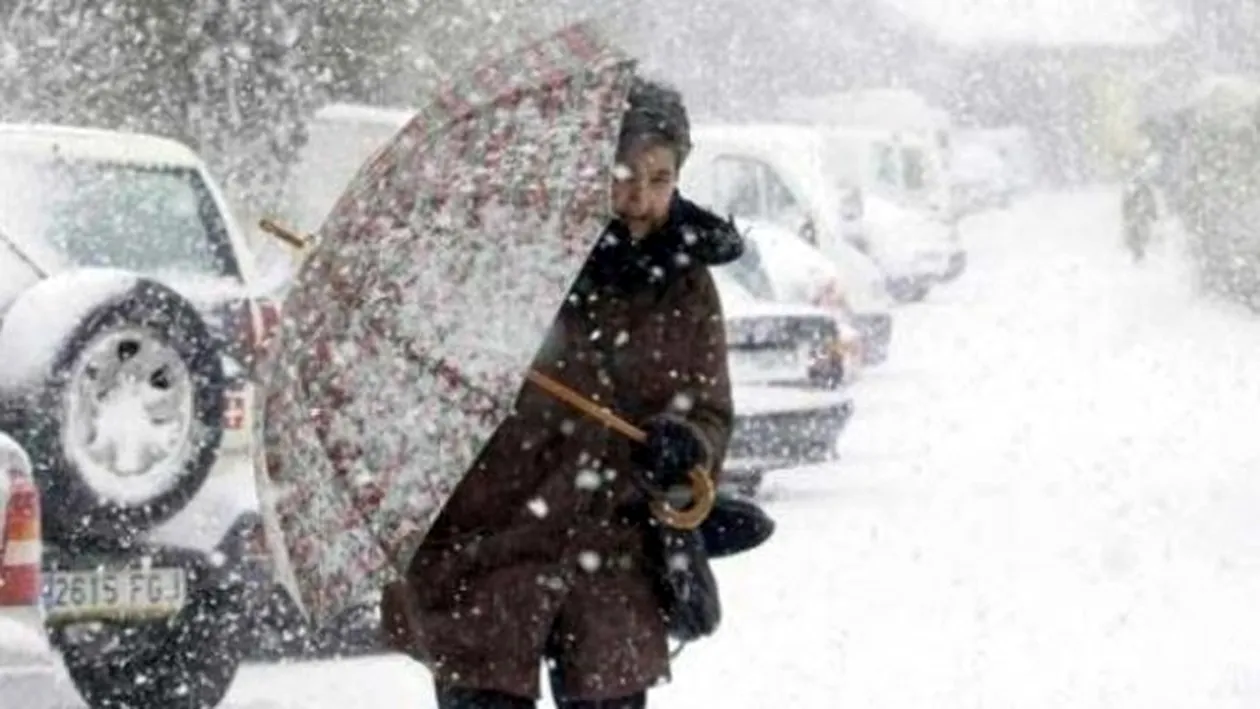 Ciclonul polar Olaf ajunge duminică în România! Sunt anunţate ninsori şi temperaturi mici