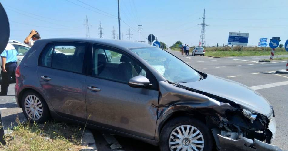 Accident pe centura Caracalului! Șase persoane, printre care și trei copii, au fost rănite