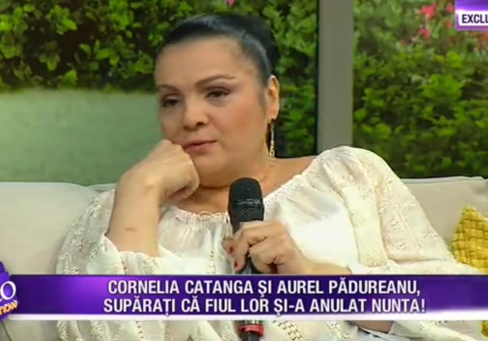 Cornelia Catanga a rămas fără locuinţă