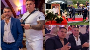Imaginile durerii! Adrian ”Beleaua” Corduneanu, la mormântul fratelui său: ”Azi m-a luat un dor și un foc la inimă”