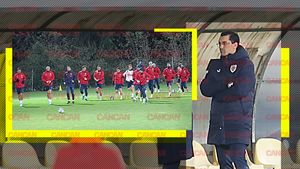 La nici 24 de ore după calificare, s-au antrenat fără presă... doar cu paparazzii CANCAN. Imaginile interzise din cantonamentul României! Bossul FRF veghează totul, în timp ce Edi...