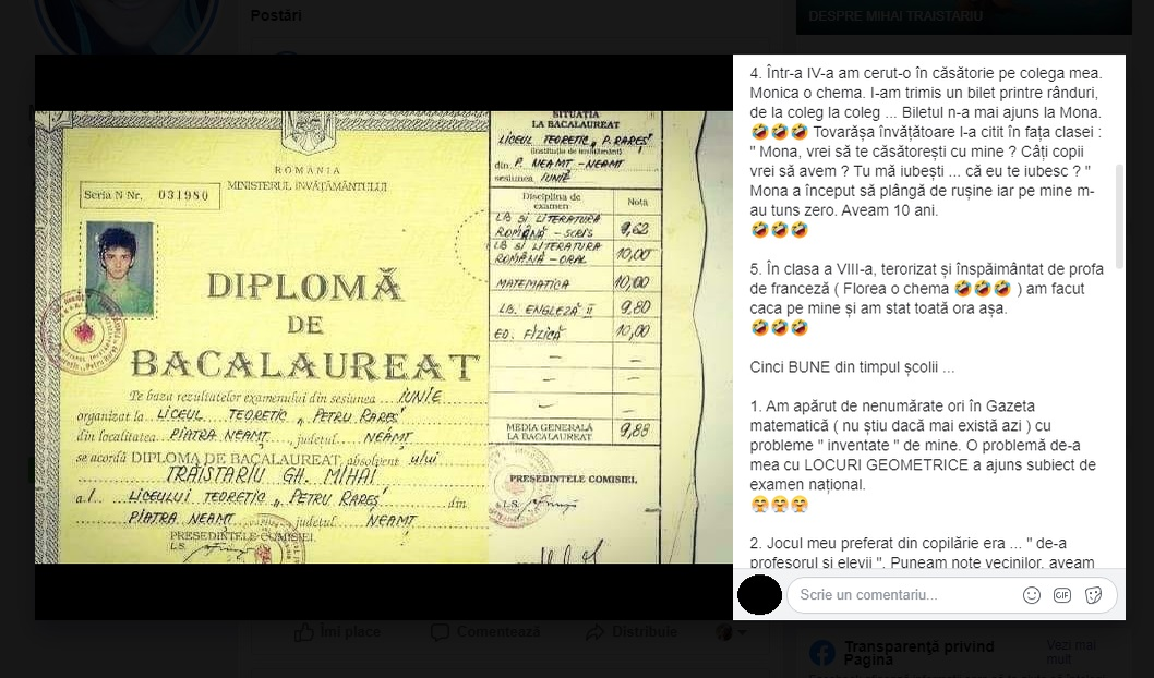 Mihai Trăistariu, mărturii despre cea mai rușinoasă situație intimă: “În clasa a VIII-a, m-am… pe mine”