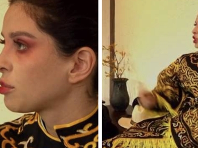 Valerie Lungu a răbufnit la jocul de amuletă, după ce Alex Gîlcă a fost machiat pentru o piesă de teatru: „Ce e cu asta?!”