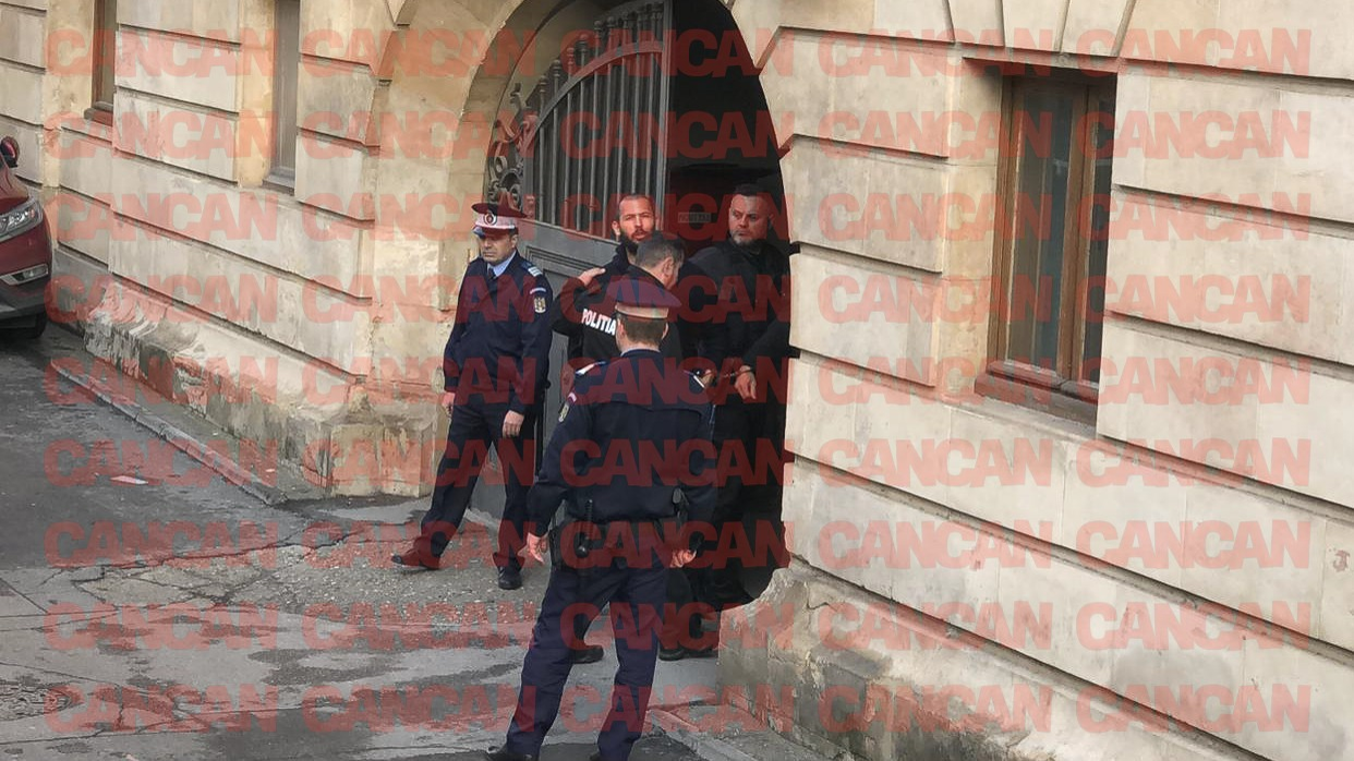 Andrew și Tristan Tate au ajuns la CAB, încătușați. Sursă: CANCAN