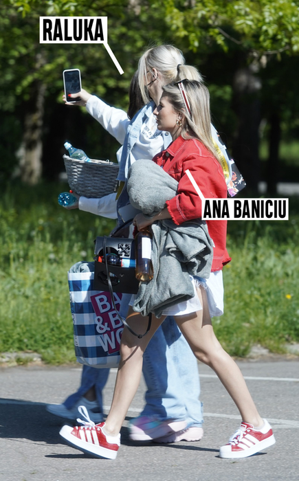 Ana, Raluka și Cristiana, în parcul Herăstrău