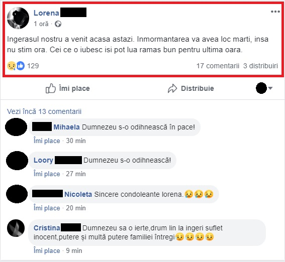 Mesajul cutremurător postat de sora Ralucăi Noacă: “Ne-ai rupt inimile. Ce mă fac eu fără tine?”