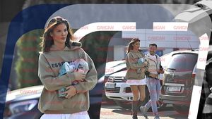 Ramona Olaru l-a bulversat cu fustiţa minusculă. Asistenta de la Neatza a nimerit fix în "marcajul" unui mascul alfa