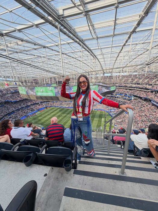 Ce face acum Larissa Riquelme, tânăra virală de la Campionatului Mondial din 2010. Sursa foto: Instagram