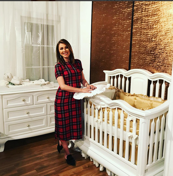Ilinca Vandici a pregătit camera bebeluşului său