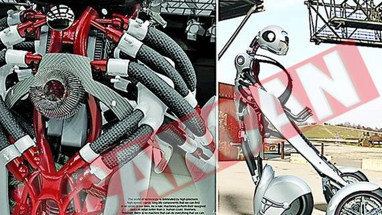 Motocicleta cu muschi artificiali