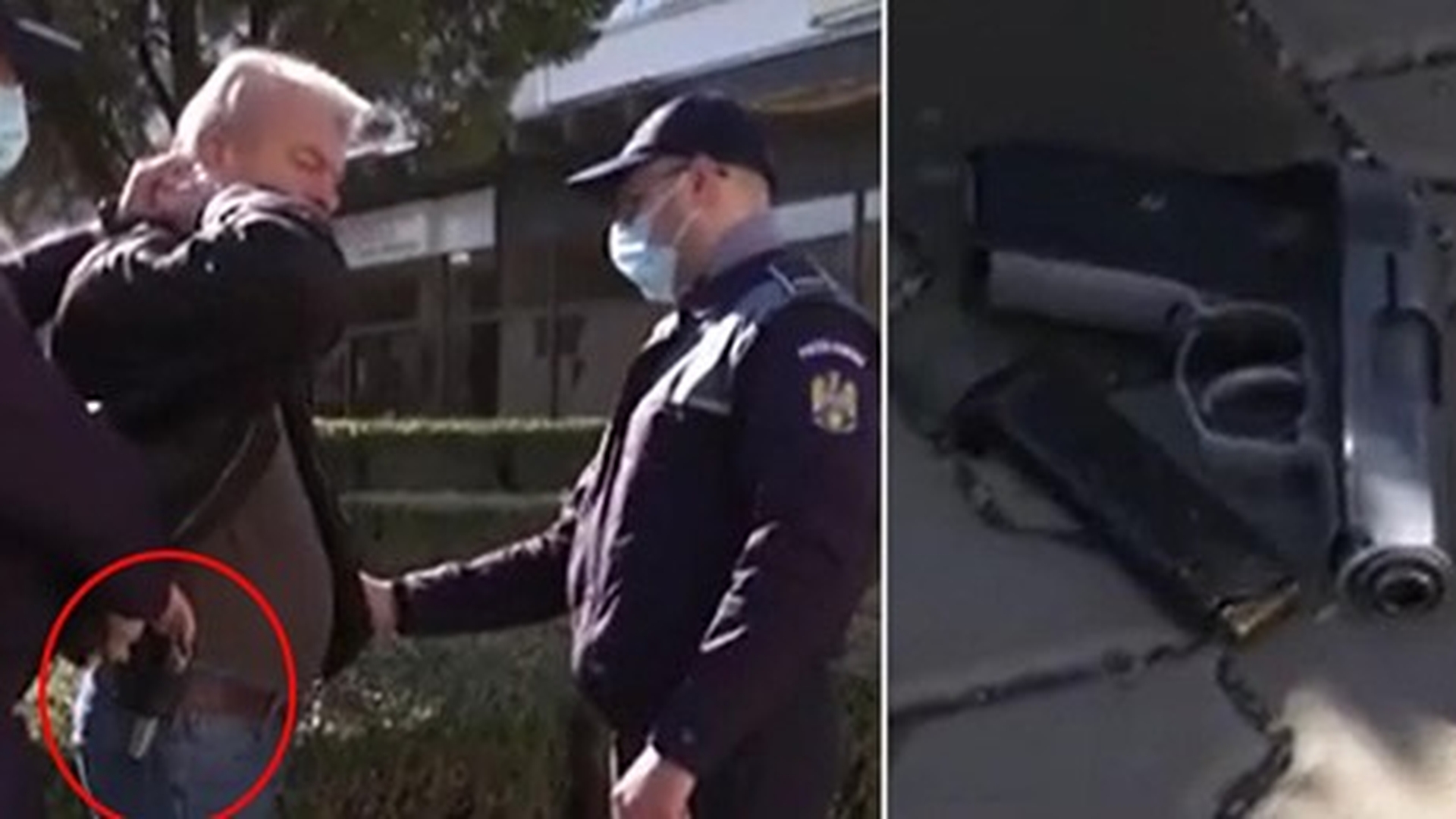 După tragedia de la Onești, un alt bărbat a fost surprins umblând cu pistolul pe străzile orașului