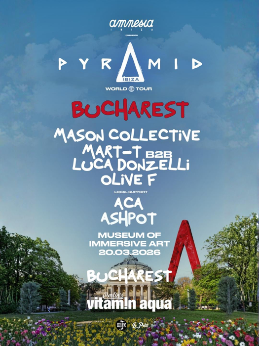 Premieră istorică pentru scena nightlife-ului din România! Amnesia Ibiza aterizează în România și transformă Bucureștiul în Capitala mondială a distracției