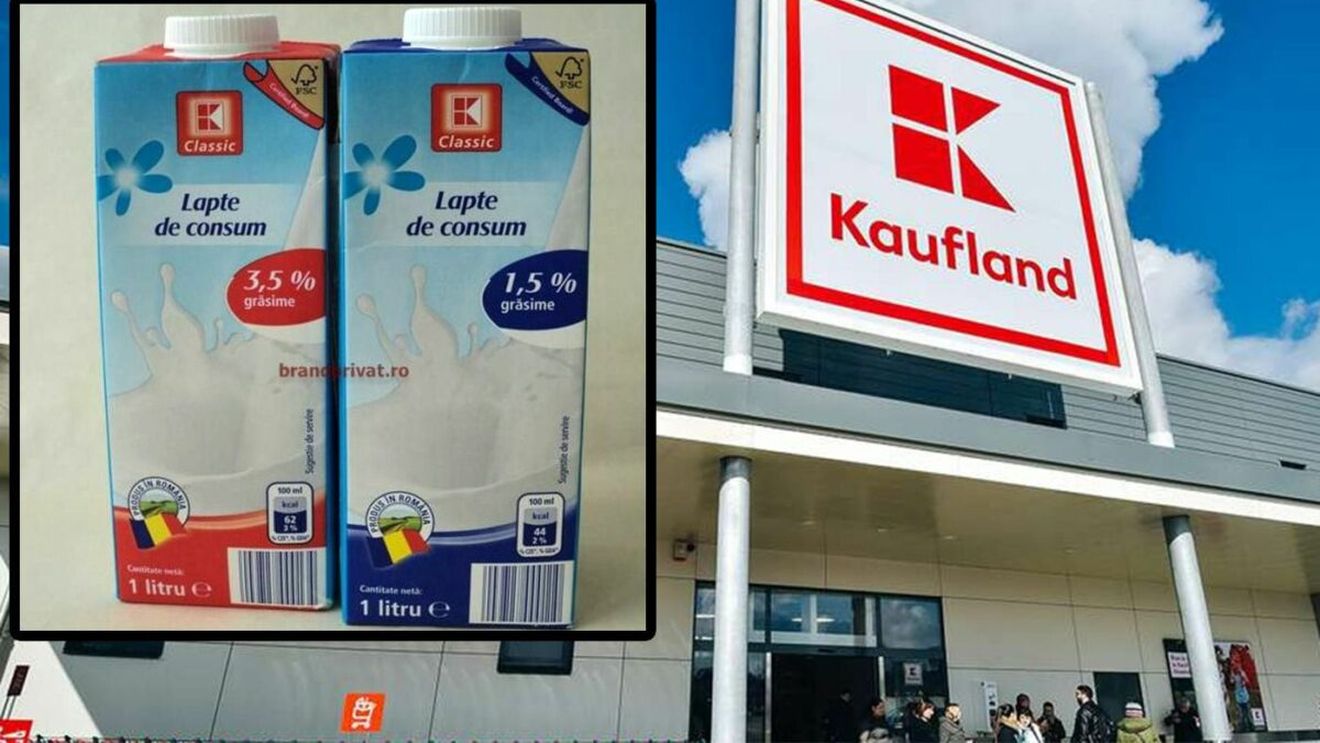 Ce conține, de fapt, laptele K-Classic din supermarketurile Kaufland din România
