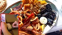 Câți lei a dat un cuplu pe un platou de fructe de mare într-un restaurant din Mamaia! Când a venit nota, să cadă din picioare