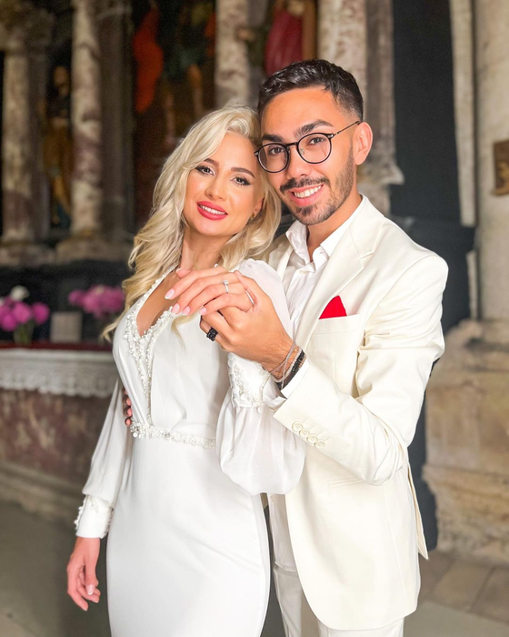 Armin Nicoară, alături de Claudia Puican, soția lui / Foto: Insatgram