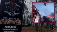 Avea sau nu autorizaţie la incendiu? ISU a făcut anunţul, după ce Taverna Racilor a ars din temelii