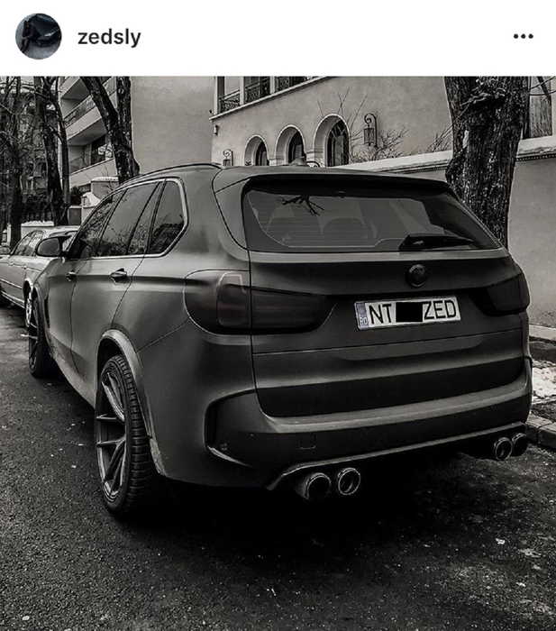 BMW-ul lui Zed, înmatriculat în Neamț