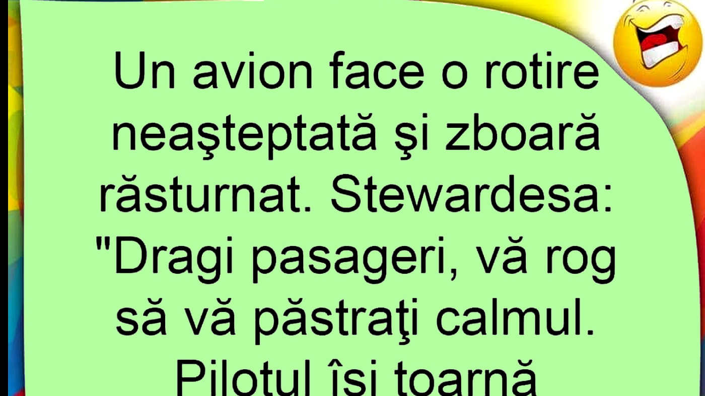 BANC | "Dragi pasageri, vă rog să vă păstrați calmul!"