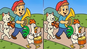TEST IQ | Aceste două imagini par identice, dar nu sunt. Identificați toate cele 3 diferențe!