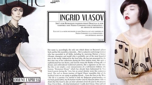 Ultima colectie semnata de Ingrid Vlasov nu a trecut neremarcata