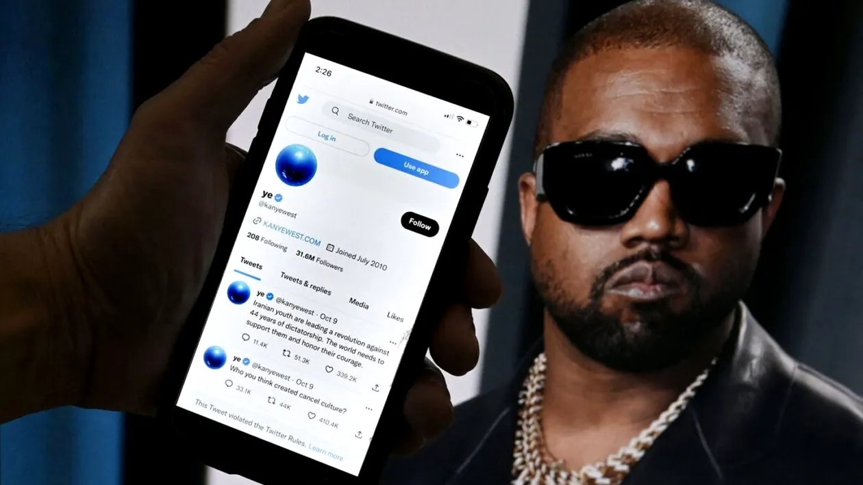 Kanye West, interzis pe platforma X! Motivul pentru care Elon Musk a luat această decizie