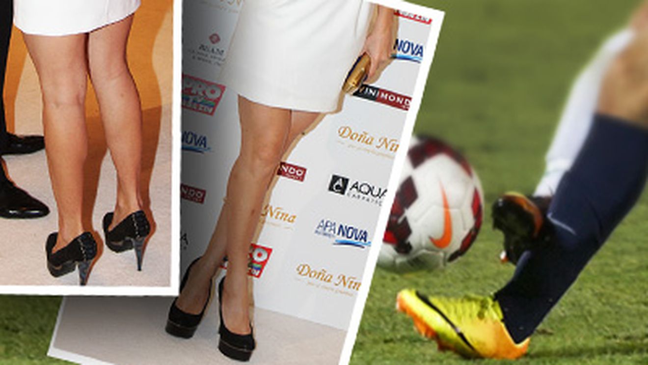 "Are gambe de fotbalist". Ce vedeta de la noi a aparut la un eveniment monden cu vanatai pe picioare ca dupa un derby