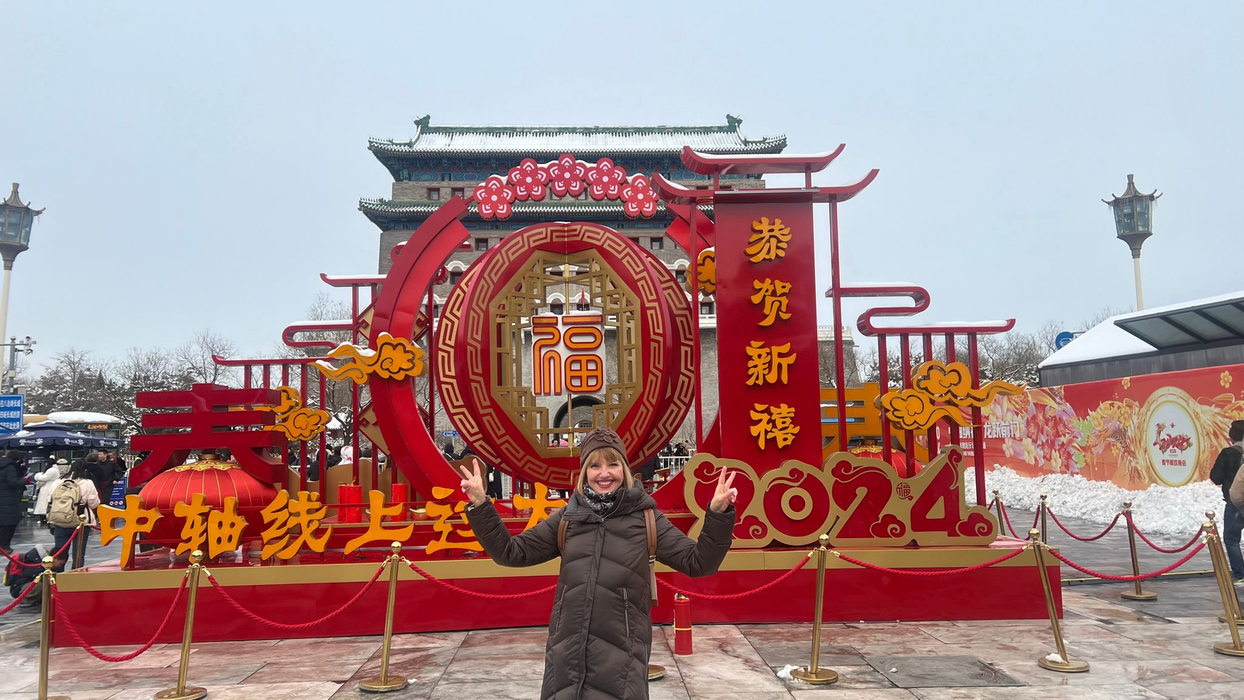 Marina Almășan în China