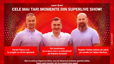 Daniel Pancu, Ilie Dumitrescu și Bogdan Stelea au făcut show în SuperLive Show. Acestea sunt 3 dintre cele mai tari momente de până acum!