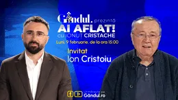 „Ai Aflat! cu Ionuț Cristache” începe luni, 9 februarie, de la ora 15.00, live pe Gândul. Invitat: Ion Cristoiu