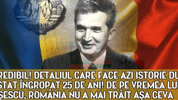 E incredibil! Detaliul care face azi istorie dupa ce a stat ingropat 25 de ani