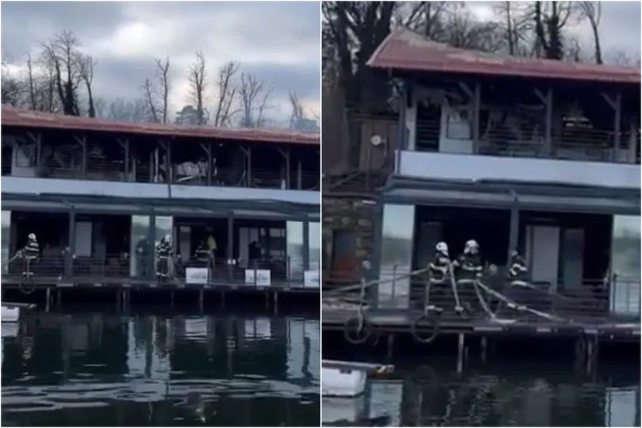 Taverna Racilor, o ruină. Ce a rămas din "bijuteria" lui Pescobar, după incendiu