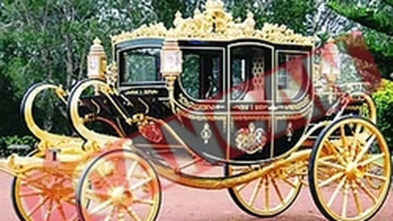 Caleasca din aur pentru regina