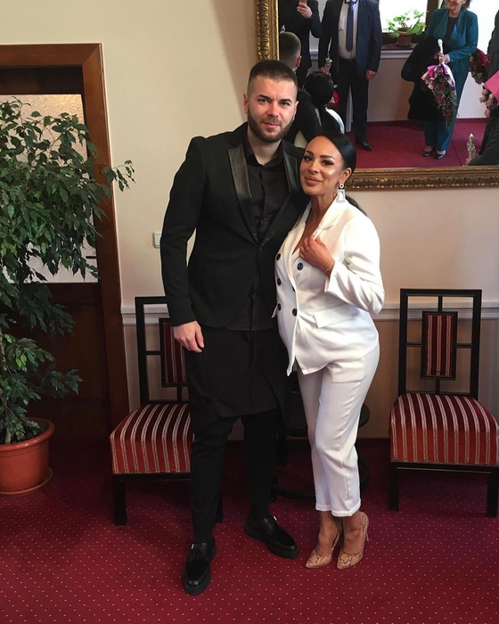 Cristian Daminuță, alături de soția lui, Mădălina