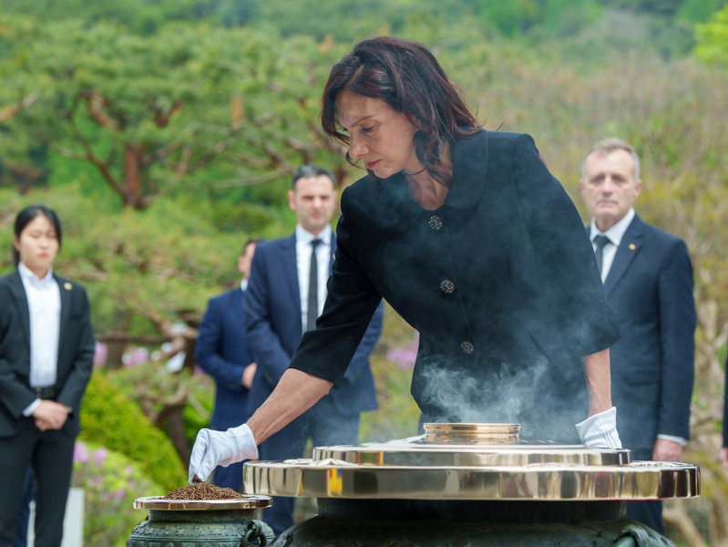 Carmen și Klaus Iohannis, vizită diplomatică în Coreea de Sud /Foto: Administrația Prezidențială
