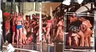 Bătaie generală, cu pumni și picioare, la o celebră piscină din Capitală. O fată a fost lovită cu sălbăticie în plină figură, de un tânăr, până a rămas nemișcată