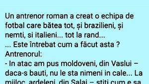 BANC | Echipa invincibilă de fotbal