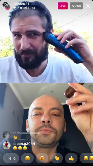 Cătălin Cazacu, de nerecunoscut după ce s-a tuns la zero și și-a lăsat mustață! Pe cine a provocat să își facă un look la fel ca al lui